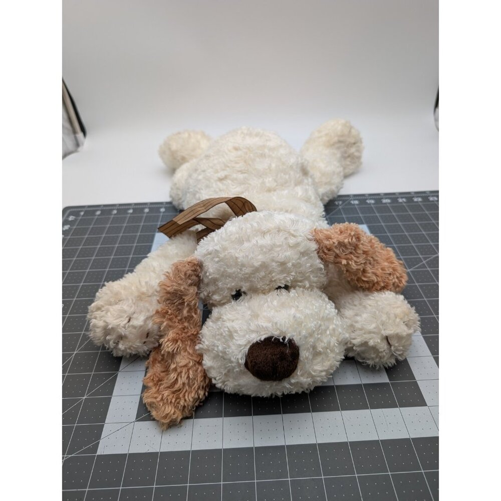 Ty‎ Dog Plush Tucker 2003 Floppy Cream Brown Stuffed Animal Toy